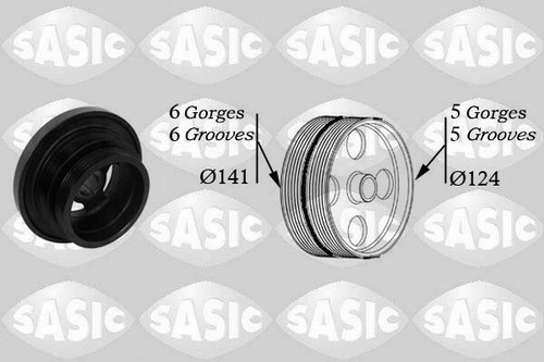Sasic 2156047 belt pulley - sasic,