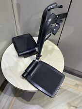 Footrests For Wheelchair Pair X 2  Grey Metal 