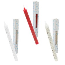 Christmas Advent Candle Boxed 25cm Tapered Countdown Candle with Festive Images