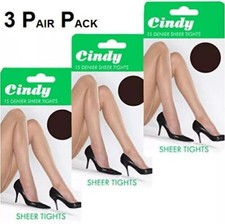3 Pairs Ladies Cindy sheer