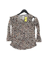 H By Henry Holland Women's Top UK 12 Multi 100% Viscose Basic