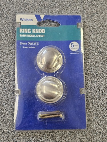 Wickes ring knob satin - ring,