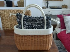 Burberry wicker and cream