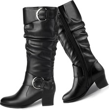 Wide Calf Riding Boots Women