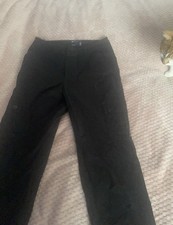Mens ASOS Black Cargo Jeans Size 28/30 In Good Condition