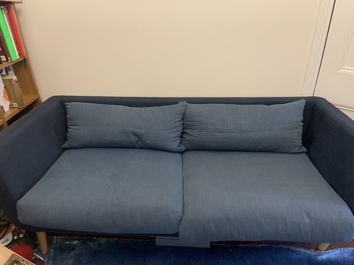 Designers guild blue sofa - guild,