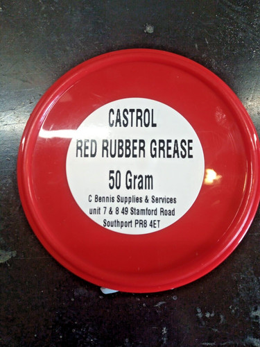 Red rubber grease - rubber, gram