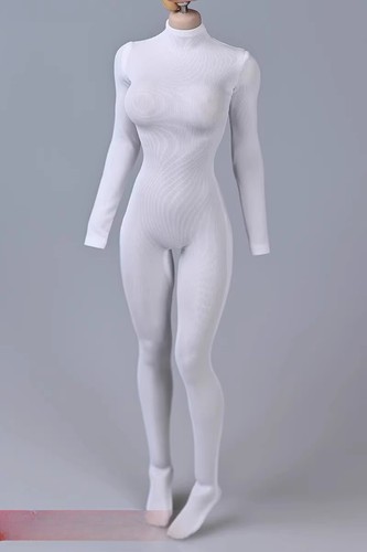 Black elastic zipper - black, bodysuit