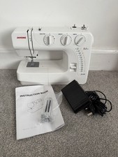 Janome J3-24 Portable Lightweight Sewing Machine with Case and Pedal Hardly Used