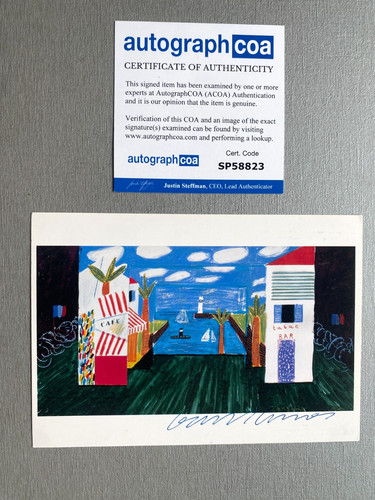 David hockney signed - david,