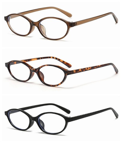 Bifocal retro oval - retro, brown