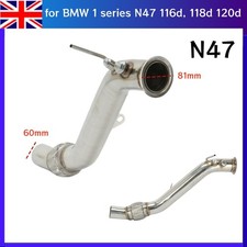 EXHAUST DOWNPIPE Decat PIPE for BMW 3 series N47 316d, 318d 320d  E90 E91 E92 UK