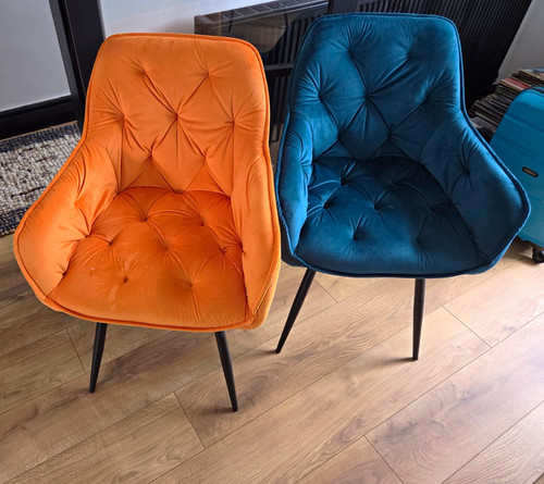 Upholstered tufted dining - upholstered,