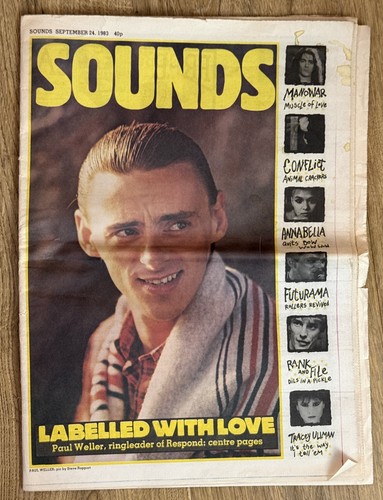 Sounds music newspaper sep - sounds,
