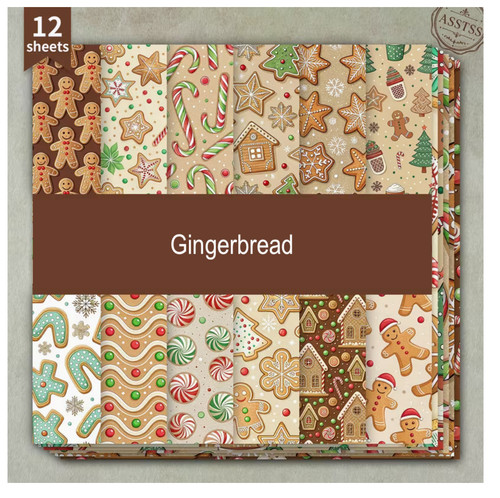 Gingerbread craft paper 12 - paper,