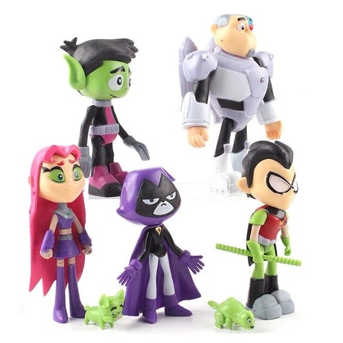 7pcs teen titans - teen, robin