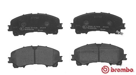 Brembo p56106 brake pad set - brembo,
