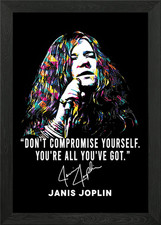 Janis Joplin Framed Wall Art