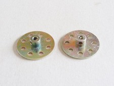 2 x Meccano 8 Hole Bush Wheel Part 24 Iridescent Stamped MMIE