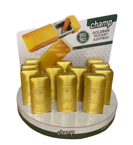 Pocket ashtray goldbar champ - goldbar,