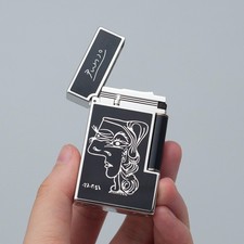 S.T. Dupont Ligne 2 Picasso Lighter Metal Ping Sound For Smoking Cigarette Gift