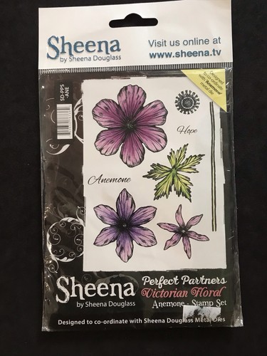 Victorian floral anemone - floral,