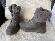 UGG Adirondack  grey leather boots,Uk size 6,EUR Size 39