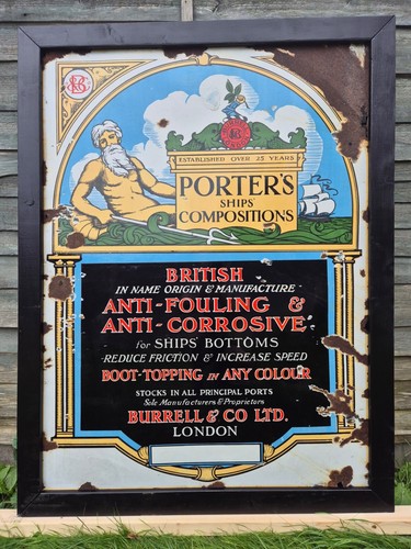 Genuine 1930 porters - 1930's, enamel