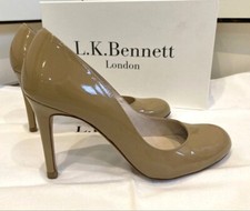 L.K. Bennett 'Shilo' Taupe Court Shoes in their Original Box UK5