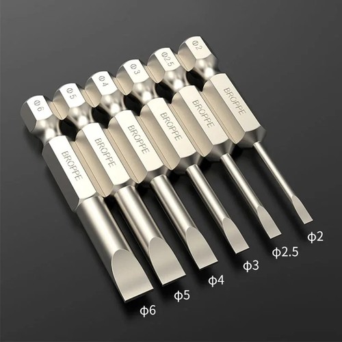 Flat head screwdriver bit - bit, set