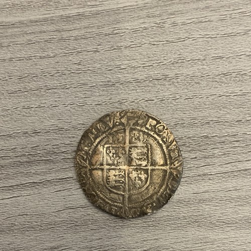 Elizabeth sixpence silver - elizabeth, i