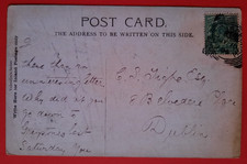 Postcard York Minster,Yorkshire.Postmark Squared Circle,Loughborough 1904
