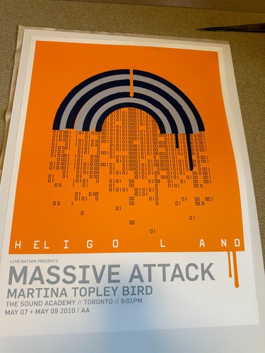 Massive attack tour poster - massive,