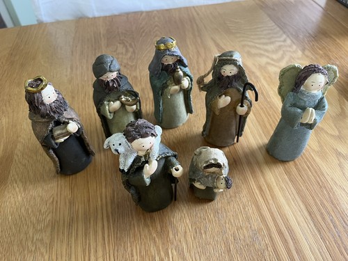 Vintage nativity scene - nativity,