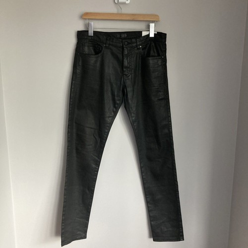 Belstaff waxed jeans mens size - belstaff,