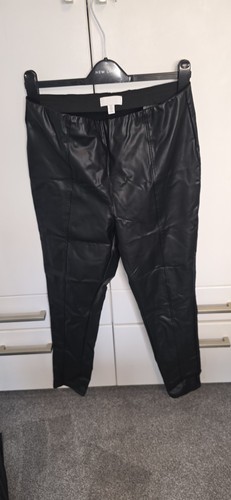 Womens wet look leggings - leggings, size