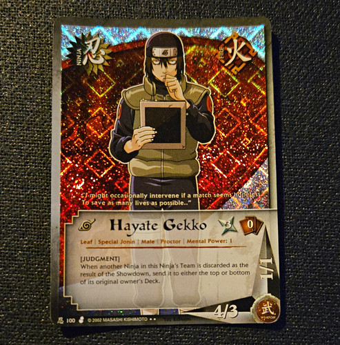 Naruto ccg hayate gekko 100 - naruto,