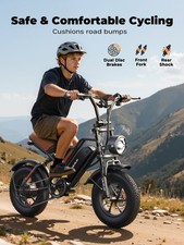 Varun Super Y Small Compact Fat Tire Electric Bike 250W 48V 13Ah E-Bike