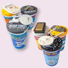 Pizza Hut Star Trek: The Next Generation collector's cups X6 Vintage Collectible