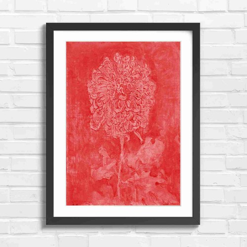Vintage yellow chrysanthemum - vintage,