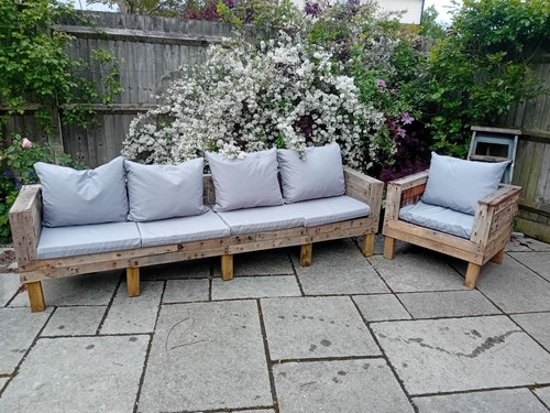Recycled hardwood garden - hardwood,