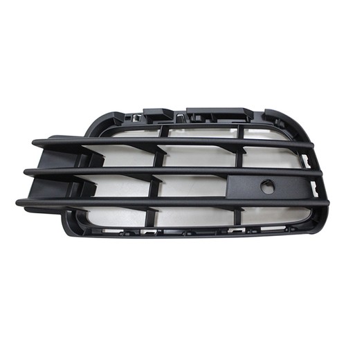 Front bumper grille black inc - front,