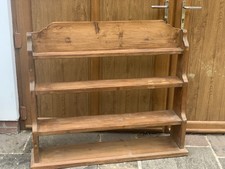 An Early 20th Century Pine Waterfall Bookcase.