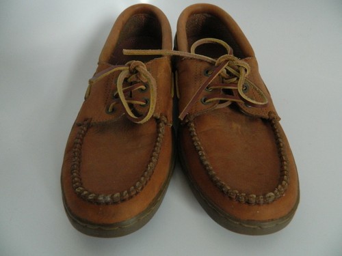 Bass mens brown boat shoes - bass,