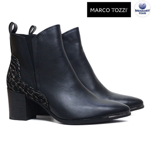 Ladies boots mid block - boots, heel