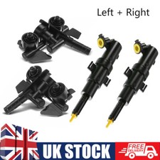 Left & Right Headlight Washer Jet + Nozzle for BMW 3 Series E46 316i 320i 325i