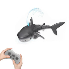 Smart Rc Shark Whale Spray Water Toy Remote Controlled Boat Ship Submarine Robot