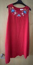 LOUCHE JOY LALIA dress, red, lined, Size 16 XL EU, 44 EU, 12 US, ExCon