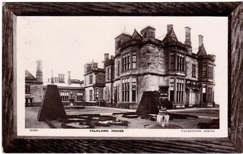 Fife postcard falkland house - postcard,