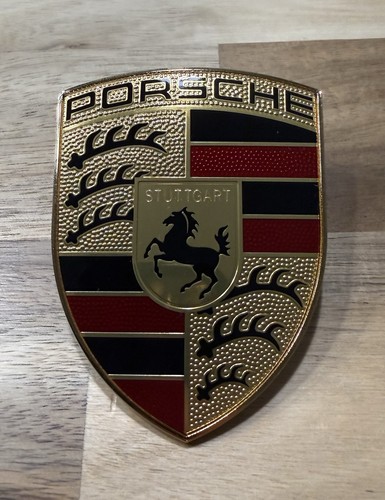 Porsche bonnet emblem genuine - bonnet,